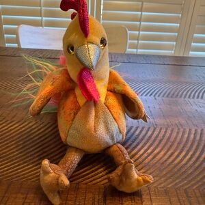 Ty Plush Rooster Toy - Rooster